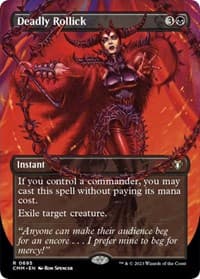 Deadly Rollick (Borderless) - Commander Masters - Magic: The Gathering card
