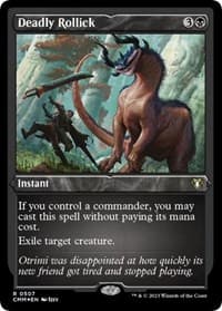 Deadly Rollick (Foil Etched) - Commander Masters - Magic: The Gathering card