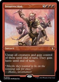 Insurrection (Foil Etched) - Commander Masters - Magic: The Gathering card