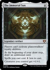 The Immortal Sun - Commander Masters - Magic: The Gathering card