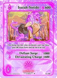 Isaiah-Sutido - Grordhelm Uprising [1st Edition] - Akora TCG card