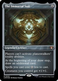 The Immortal Sun (Foil Etched) - Commander Masters - Magic: The Gathering card