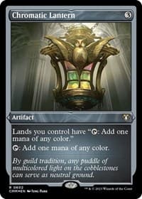 Chromatic Lantern (Foil Etched) - Commander Masters - Magic: The Gathering card