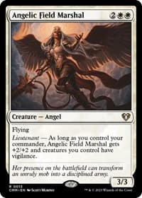 Angelic Field Marshal - Commander Masters - Magic: The Gathering card