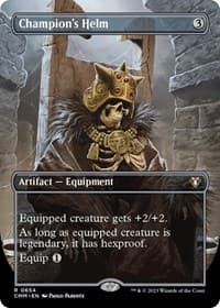 Champion's Helm (Borderless) - Commander Masters - Magic: The Gathering card