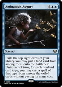 Aminatou's Augury - Commander Masters - Magic: The Gathering card