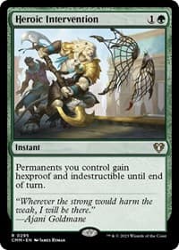 Heroic Intervention - Commander Masters - Magic: The Gathering card