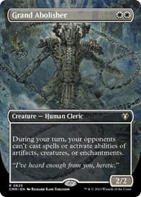 Grand Abolisher (Borderless) - Commander Masters - Magic: The Gathering card