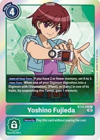 Yoshino Fujieda - Versus Royal Knights - Digimon Card Game card