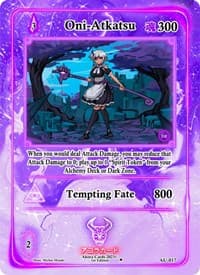 Oni-Atkatsu - Afelium Unleashed [1st Edition] - Akora TCG card