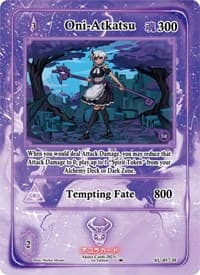 Oni-Atkatsu (Holo) - Afelium Unleashed [1st Edition] - Akora TCG card