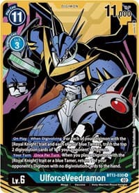UlforceVeedramon (Alternate Art) - Versus Royal Knights - Digimon Card Game card