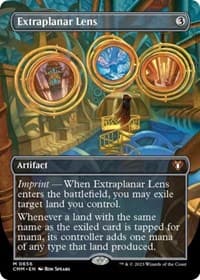 Extraplanar Lens (Borderless) - Commander Masters - Magic: The Gathering card