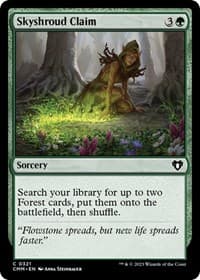 Skyshroud Claim - Commander Masters - Magic: The Gathering card