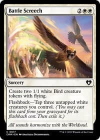 Battle Screech - Commander Masters - Magic: The Gathering card