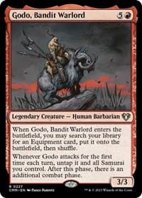Godo, Bandit Warlord - Commander Masters - Magic: The Gathering card