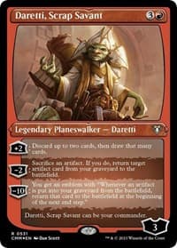 Daretti, Scrap Savant (Foil Etched) - Commander Masters - Magic: The Gathering card