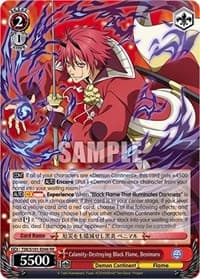 Calamity-Destroying Black Flame, Benimaru - That Time I Got Reincarnated as a Slime Vol.3 - Weiss Schwarz card