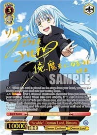 "Newbie" Demon Lord, Rimuru (SEC) - That Time I Got Reincarnated as a Slime Vol.3 - Weiss Schwarz card