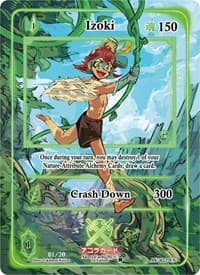 Izoki (Extended Art) (Serial Numbered) - Afelium Unleashed [1st Edition] - Akora TCG card