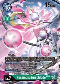 Rosemon: Burst Mode (Alternate Art) - Versus Royal Knights - Digimon Card Game card