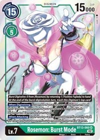 Rosemon: Burst Mode - Versus Royal Knights - Digimon Card Game card