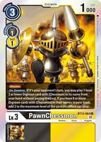 PawnChessmon - BT13-064 - Versus Royal Knights - Digimon Card Game card