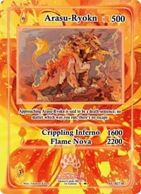 Arasu-Ryokn (Holo) - Afelium Unleashed [1st Edition] - Akora TCG card