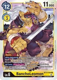 BanchoLeomon - Versus Royal Knights - Digimon Card Game card