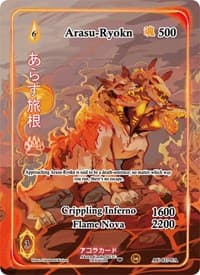 Arasu-Ryokn (Full Art) - Afelium Unleashed [1st Edition] - Akora TCG card