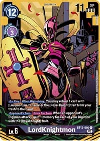 LordKnightmon (Alternate Art) - Versus Royal Knights - Digimon Card Game card