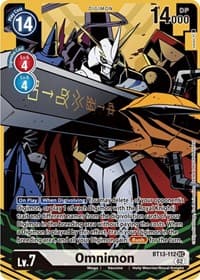 Omnimon (Alternate Art) - Versus Royal Knights - Digimon Card Game card