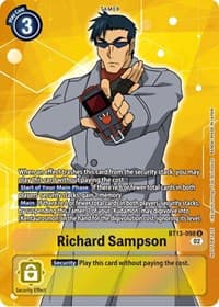 Richard Sampson (Box Topper) - Versus Royal Knights - Digimon Card Game card