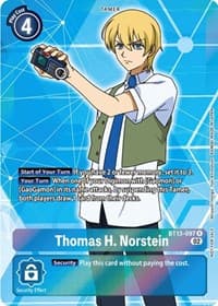 Thomas H. Norstein (Box Topper) - Versus Royal Knights - Digimon Card Game card
