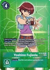 Yoshino Fujieda (Box Topper) - Versus Royal Knights - Digimon Card Game card