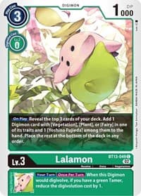 Lalamon - Versus Royal Knights - Digimon Card Game card