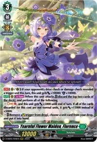 Yearnful Flower Maiden, Florence - D-SS05: Festival Booster 2023 - Cardfight Vanguard card