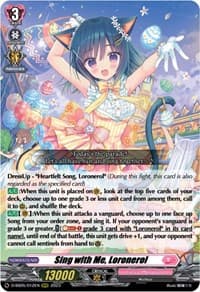 Sing with Me, Loronerol - D-SS05: Festival Booster 2023 - Cardfight Vanguard card