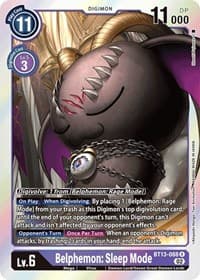 Belphemon: Sleep Mode - Versus Royal Knights - Digimon Card Game card