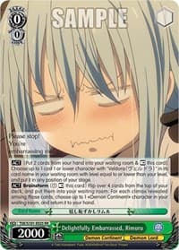Delightfully Embarrassed, Rimuru - That Time I Got Reincarnated as a Slime Vol.3 - Weiss Schwarz card