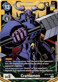 Craniamon (Alternate Art) - Versus Royal Knights - Digimon Card Game card