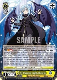 All-Piercing Light, Rimuru - That Time I Got Reincarnated as a Slime Vol.3 - Weiss Schwarz card