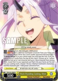 Heart-Pounding Cooking, Shion - That Time I Got Reincarnated as a Slime Vol.3 - Weiss Schwarz card
