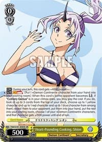 Heart-Pounding Cooking, Shion (SR) - That Time I Got Reincarnated as a Slime Vol.3 - Weiss Schwarz card