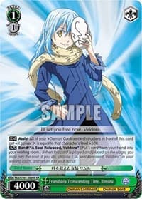 Friendship Transcending Time, Rimuru (SR) - That Time I Got Reincarnated as a Slime Vol.3 - Weiss Schwarz card