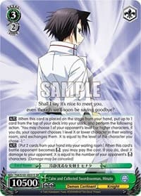 Calm and Collected Swordswoman, Hinata (SR) - That Time I Got Reincarnated as a Slime Vol.3 - Weiss Schwarz card