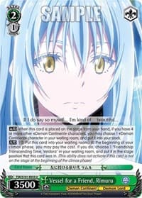 Vessel for a Friend, Rimuru - That Time I Got Reincarnated as a Slime Vol.3 - Weiss Schwarz card