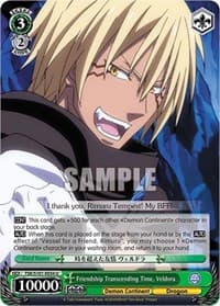Friendship Transcending Time, Veldora - That Time I Got Reincarnated as a Slime Vol.3 - Weiss Schwarz card