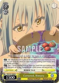 Cornered, Rimuru - That Time I Got Reincarnated as a Slime Vol.3 - Weiss Schwarz card