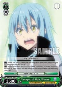 Unexpected Help, Rimuru - That Time I Got Reincarnated as a Slime Vol.3 - Weiss Schwarz card